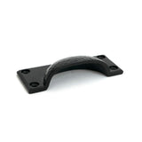 From The Anvil - Black Hammered Art Deco Drawer Pull | Sku. 52156 | Trade Door Handles.