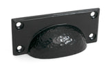From The Anvil - Black Hammered Art Deco Drawer Pull | Sku. 52156 | Trade Door Handles.