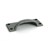 From The Anvil - Pewter Hammered Art Deco Drawer Pull | Sku. 52157 | Trade Door Handles.