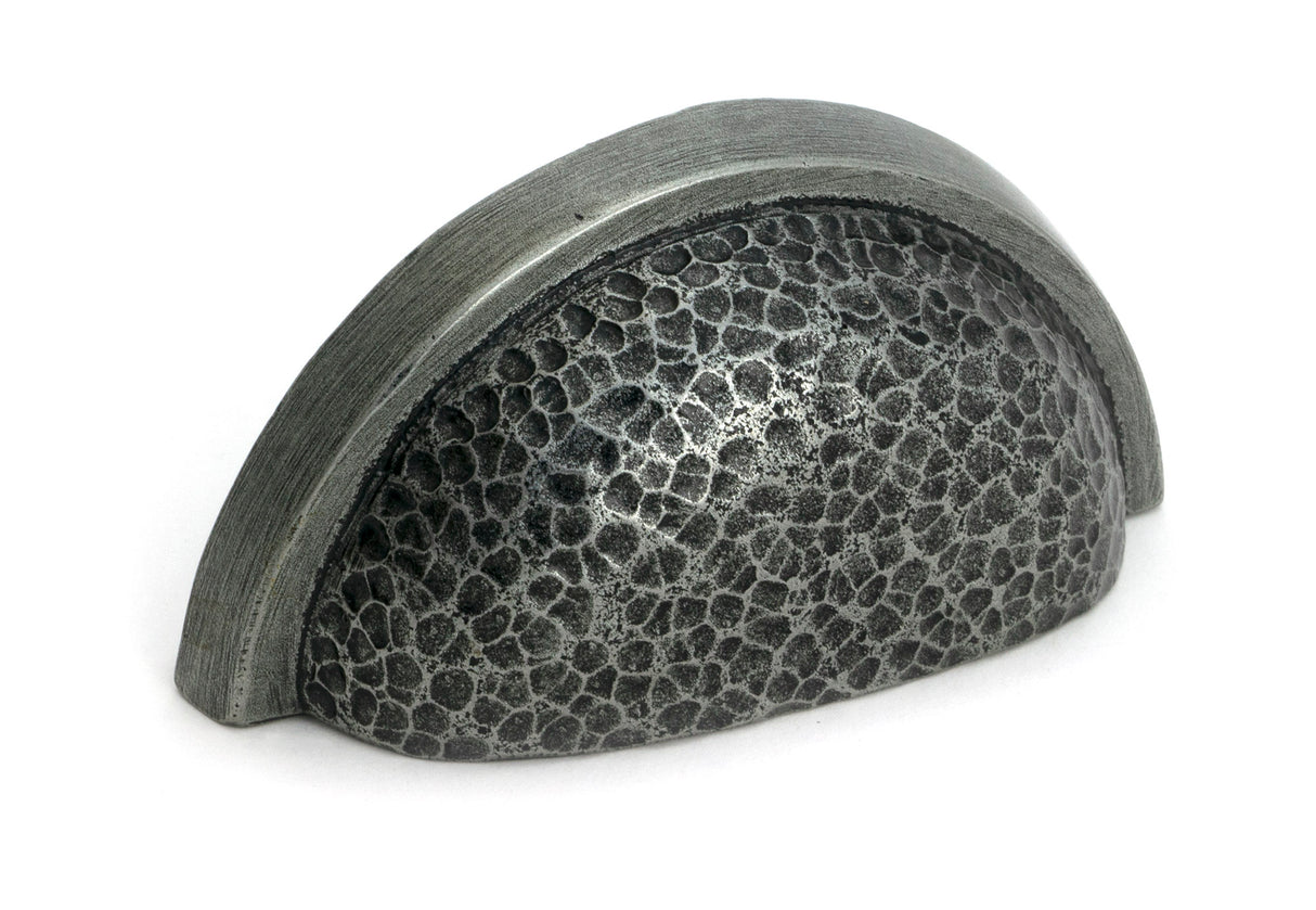 From The Anvil - Pewter Hammered Regency Drawer Pull | Sku. 52159 | Trade Door Handles.