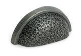 From The Anvil - Pewter Hammered Regency Drawer Pull | Sku. 52159 | Trade Door Handles.