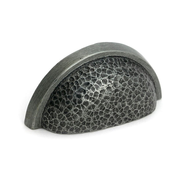 From The Anvil - Pewter Hammered Regency Drawer Pull | Sku. 52159 | Trade Door Handles.
