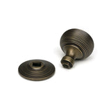 High quality images of the From The Anvil - Burnished Brass Beehive Centre Door Knob | Sku. Anvil-52161 | available to order from Trade Door Handles, quick delivery at discounted prices.