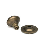 High quality images of the From The Anvil - Burnished Brass Round Centre Door Knob | Sku. Anvil-52162 | available to order from Trade Door Handles, quick delivery at discounted prices.