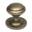 High quality images of the From The Anvil - Burnished Brass Round Centre Door Knob | Sku. Anvil-52162 | available to order from Trade Door Handles, quick delivery at discounted prices.