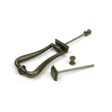 High quality images of the From The Anvil - Burnished Brass Slimline Art Deco Door Knocker | Sku. Anvil-52167 | available to order from Trade Door Handles, quick delivery at discounted prices.