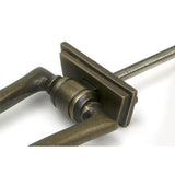 High quality images of the From The Anvil - Burnished Brass Slimline Art Deco Door Knocker | Sku. Anvil-52167 | available to order from Trade Door Handles, quick delivery at discounted prices.