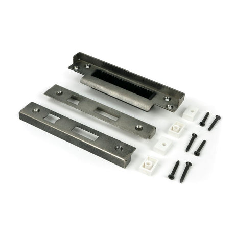 From The Anvil - 1/2" Rebate Kit for Sash Lock Pewter Patina | Sku. 52187 | Trade Door Handles.
