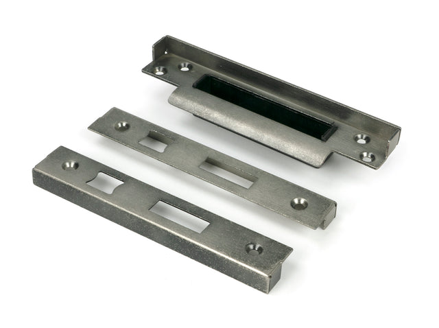 From The Anvil - ½" Rebate Kit for Sash Lock Pewter Patina | Sku. 52187 | Trade Door Handles.