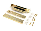 From The Anvil - ½" Rebate Kit for Sash Lock Polished Brass | Sku. 52188 | Trade Door Handles.
