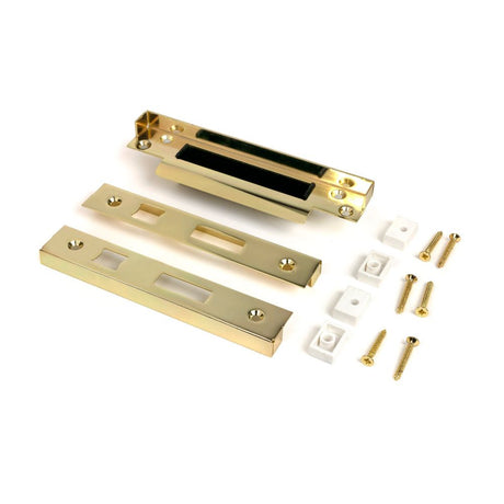 From The Anvil - 1/2" Rebate Kit for Sash Lock Polished Brass | Sku. 52188 | Trade Door Handles.