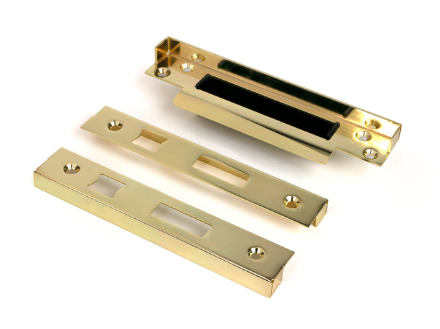 From The Anvil - ½" Rebate Kit for Sash Lock Polished Brass | Sku. 52188 | Trade Door Handles.