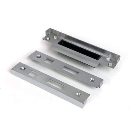 From The Anvil - 1/2" Rebate Kit for Sash Lock Satin Chrome | Sku. 52193 | Trade Door Handles.
