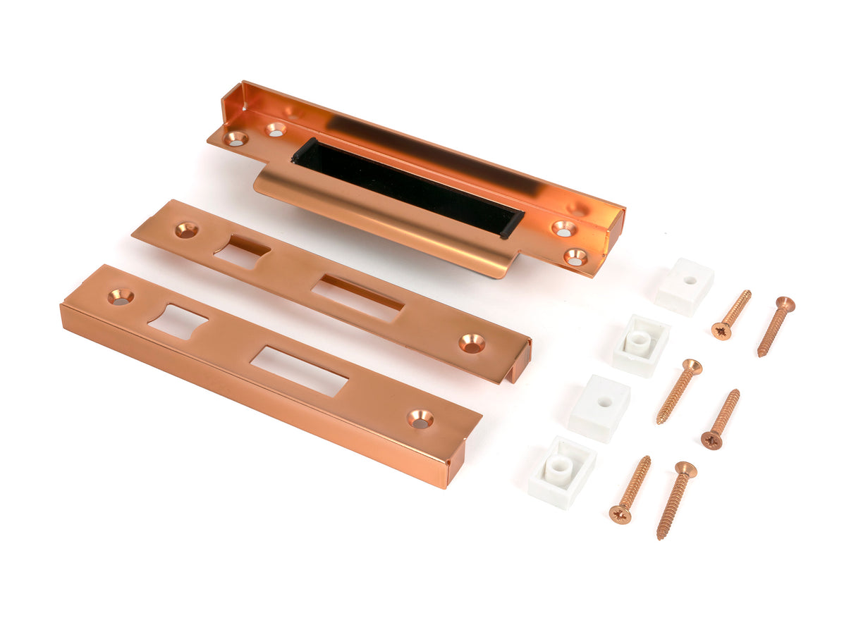 From The Anvil - ½" Rebate Kit for Sash Lock Polished Bronze | Sku. 52195 | Trade Door Handles.