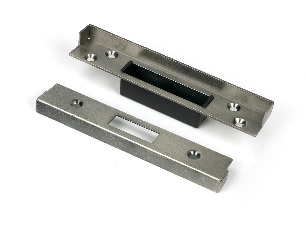 From The Anvil - ½" Rebate Kit for Dead Lock Pewter Patina | Sku. 52197 | Trade Door Handles.