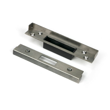 From The Anvil - 1/2" Rebate Kit for Dead Lock Pewter Patina | Sku. 52197 | Trade Door Handles.