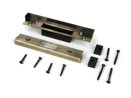 From The Anvil - ½" Rebate Kit for Dead Lock Aged Brass | Sku. 52199 | Trade Door Handles.