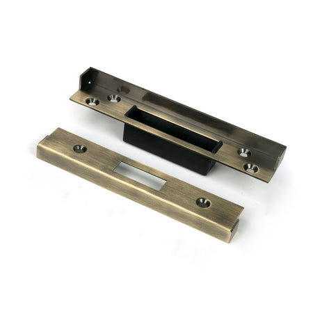From The Anvil - 1/2" Rebate Kit for Dead Lock Aged Brass | Sku. 52199 | Trade Door Handles.