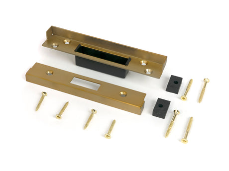 From The Anvil - ½" Rebate Kit for Dead Lock Satin Brass | Sku. 52200 | Trade Door Handles.
