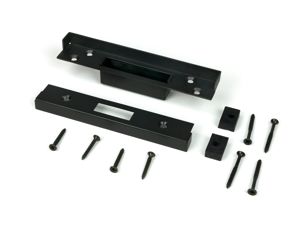 From The Anvil - ½" Rebate Kit for Dead Lock Aged Bronze | Sku. 52204 | Trade Door Handles.