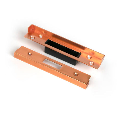 From The Anvil - 1/2" Rebate Kit for Dead Lock Polished Bronze | Sku. 52205 | Trade Door Handles.