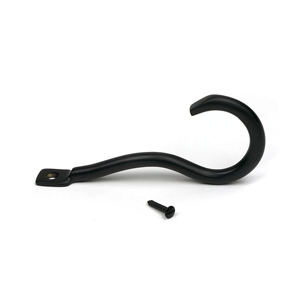 High quality images of the From The Anvil - Matt Black Anchor Coat Hook | Sku. Anvil-52207 | available to order from Trade Door Handles, quick delivery at discounted prices.