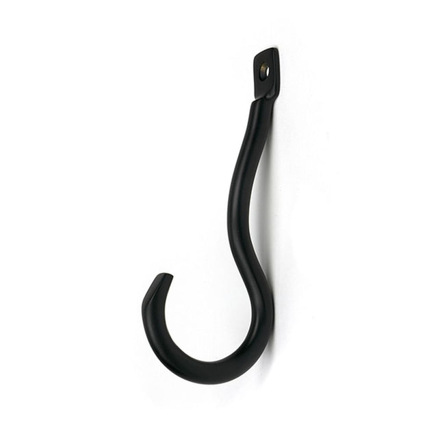 High quality images of the From The Anvil - Matt Black Anchor Coat Hook | Sku. Anvil-52207 | available to order from Trade Door Handles, quick delivery at discounted prices.