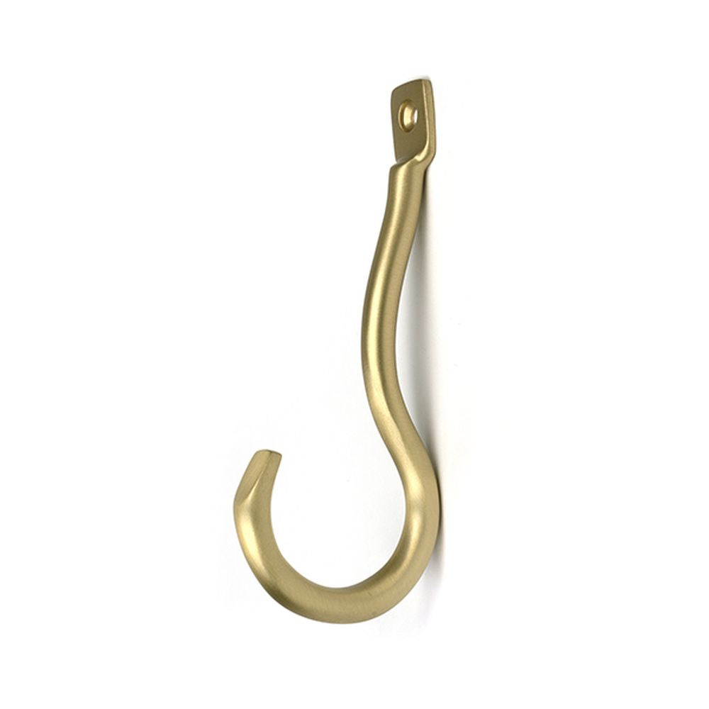 High quality images of the From The Anvil - Satin Brass Anchor Coat Hook | Sku. Anvil-52213 | available to order from Trade Door Handles, quick delivery at discounted prices.