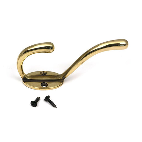 High quality images of the From The Anvil - Aged Brass Newbury Hat & Coat Hook | Sku. Anvil-52218 | available to order from Trade Door Handles, quick delivery at discounted prices.