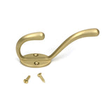 High quality images of the From The Anvil - Satin Brass Newbury Hat & Coat Hook | Sku. Anvil-52223 | available to order from Trade Door Handles, quick delivery at discounted prices.