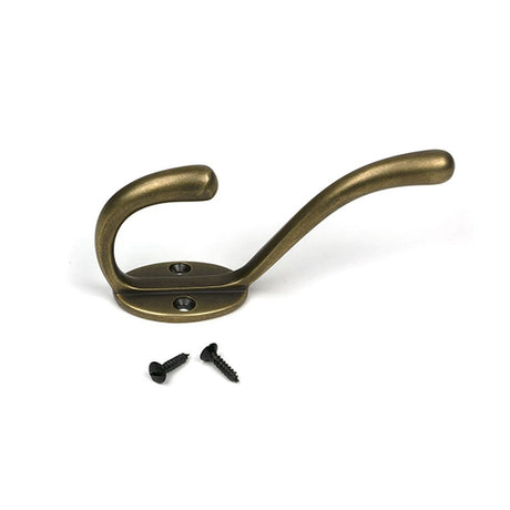 High quality images of the From The Anvil - Burnished Brass Newbury Hat & Coat Hook | Sku. Anvil-52224 | available to order from Trade Door Handles, quick delivery at discounted prices.