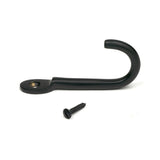 High quality images of the From The Anvil - Matt Black Traditional Coat Hook | Sku. Anvil-52227 | available to order from Trade Door Handles, quick delivery at discounted prices.