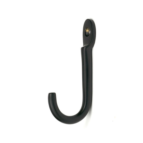 High quality images of the From The Anvil - Matt Black Traditional Coat Hook | Sku. Anvil-52227 | available to order from Trade Door Handles, quick delivery at discounted prices.