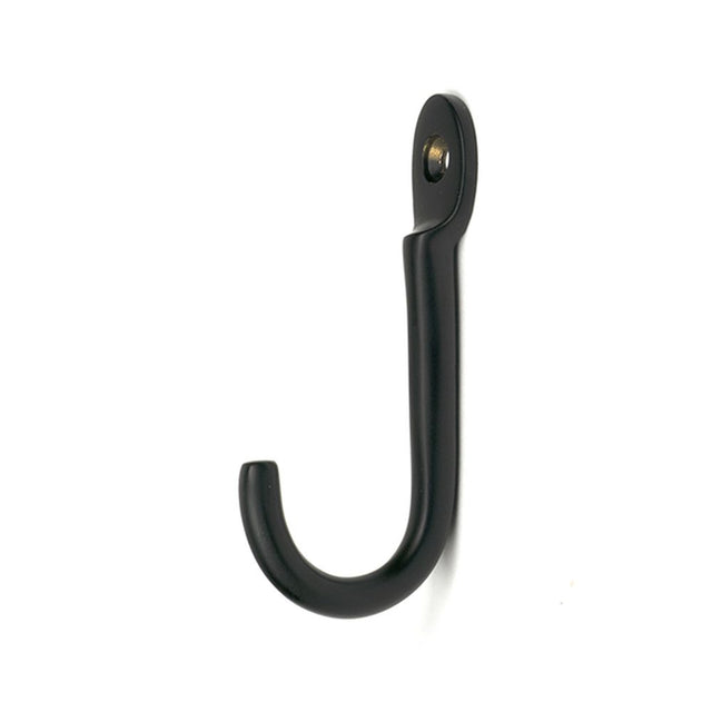 High quality images of the From The Anvil - Matt Black Traditional Coat Hook | Sku. Anvil-52227 | available to order from Trade Door Handles, quick delivery at discounted prices.