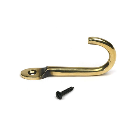 High quality images of the From The Anvil - Aged Brass Traditional Coat Hook | Sku. Anvil-52228 | available to order from Trade Door Handles, quick delivery at discounted prices.