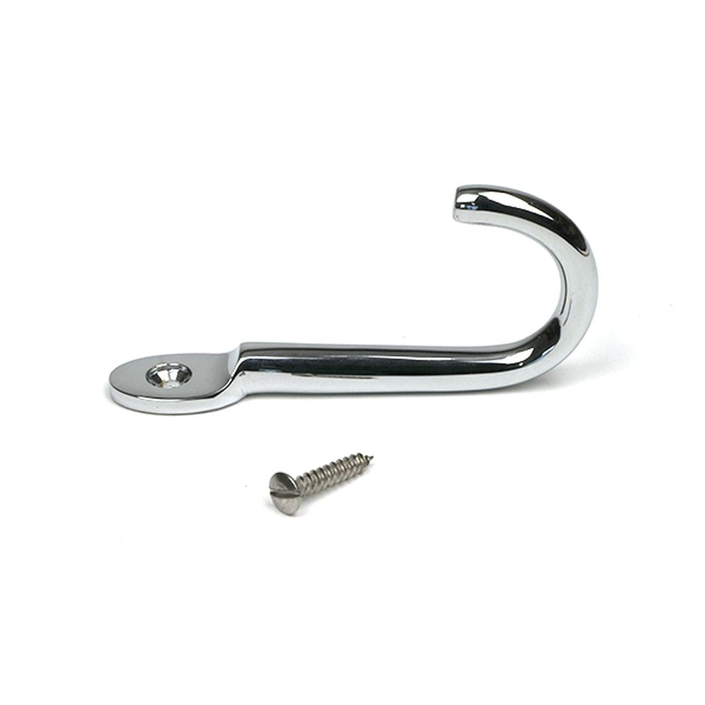 High quality images of the From The Anvil - Polished Chrome Traditional Coat Hook | Sku. Anvil-52230 | available to order from Trade Door Handles, quick delivery at discounted prices.