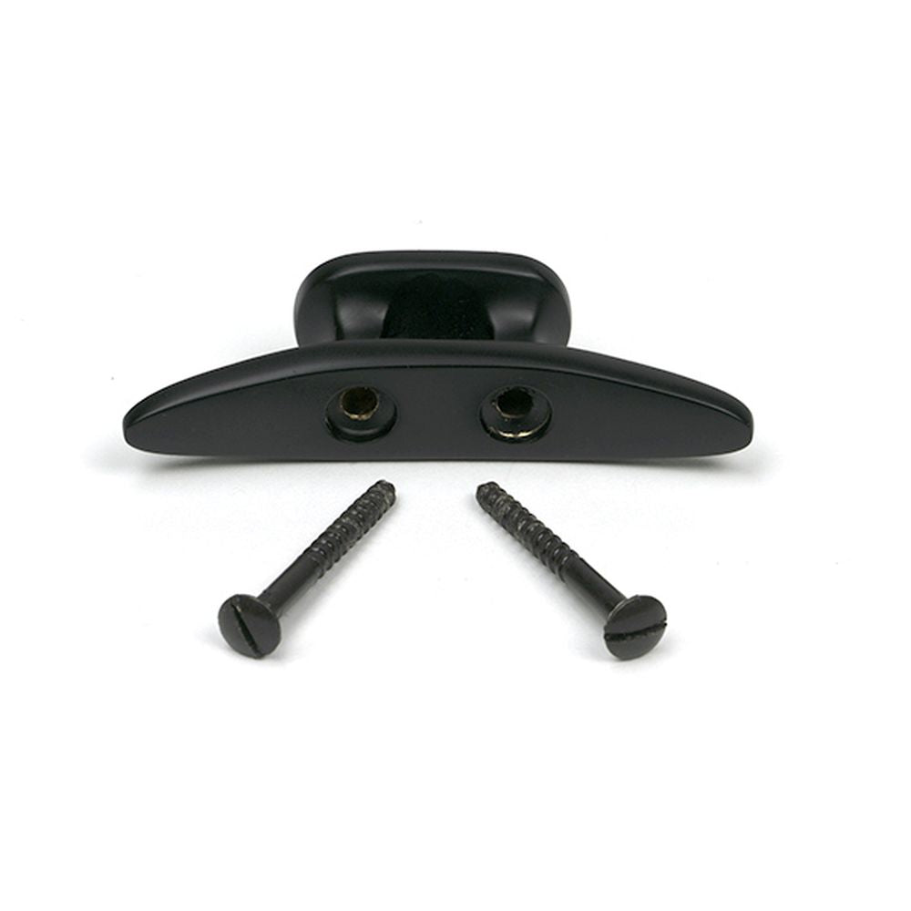 High quality images of the From The Anvil - Matt Black Marine Cleat Hook | Sku. Anvil-52237 | available to order from Trade Door Handles, quick delivery at discounted prices.