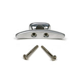High quality images of the From The Anvil - Satin Chrome Marine Cleat Hook | Sku. Anvil-52241 | available to order from Trade Door Handles, quick delivery at discounted prices.