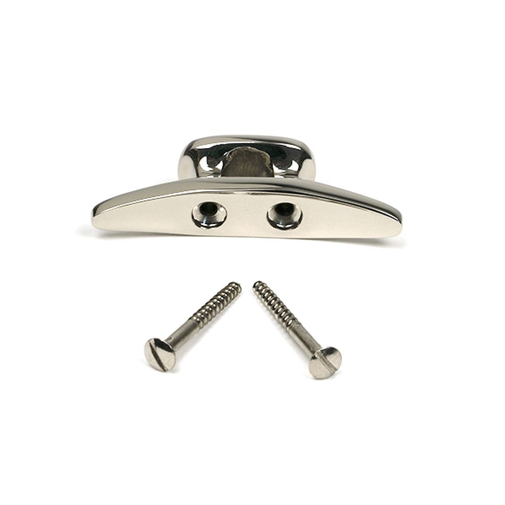 High quality images of the From The Anvil - Polished Nickel Marine Cleat Hook | Sku. Anvil-52242 | available to order from Trade Door Handles, quick delivery at discounted prices.