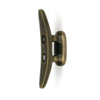 High quality images of the From The Anvil - Burnished Brass Marine Cleat Hook | Sku. Anvil-52244 | available to order from Trade Door Handles, quick delivery at discounted prices.