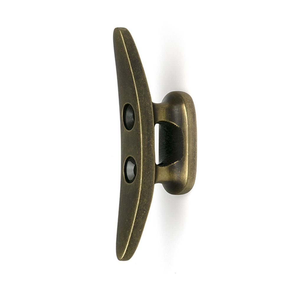 High quality images of the From The Anvil - Burnished Brass Marine Cleat Hook | Sku. Anvil-52244 | available to order from Trade Door Handles, quick delivery at discounted prices.