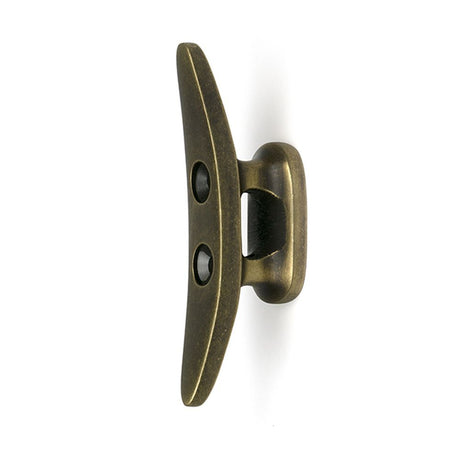 High quality images of the From The Anvil - Burnished Brass Marine Cleat Hook | Sku. Anvil-52244 | available to order from Trade Door Handles, quick delivery at discounted prices.