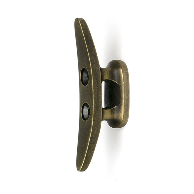 High quality images of the From The Anvil - Burnished Brass Marine Cleat Hook | Sku. Anvil-52244 | available to order from Trade Door Handles, quick delivery at discounted prices.