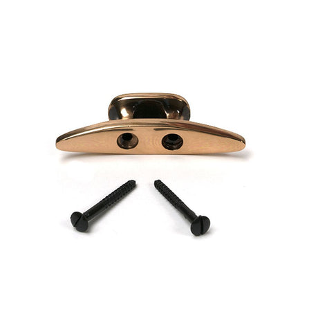 High quality images of the From The Anvil - Polished Bronze Marine Cleat Hook | Sku. Anvil-52246 | available to order from Trade Door Handles, quick delivery at discounted prices.
