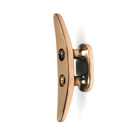 High quality images of the From The Anvil - Polished Bronze Marine Cleat Hook | Sku. Anvil-52246 | available to order from Trade Door Handles, quick delivery at discounted prices.