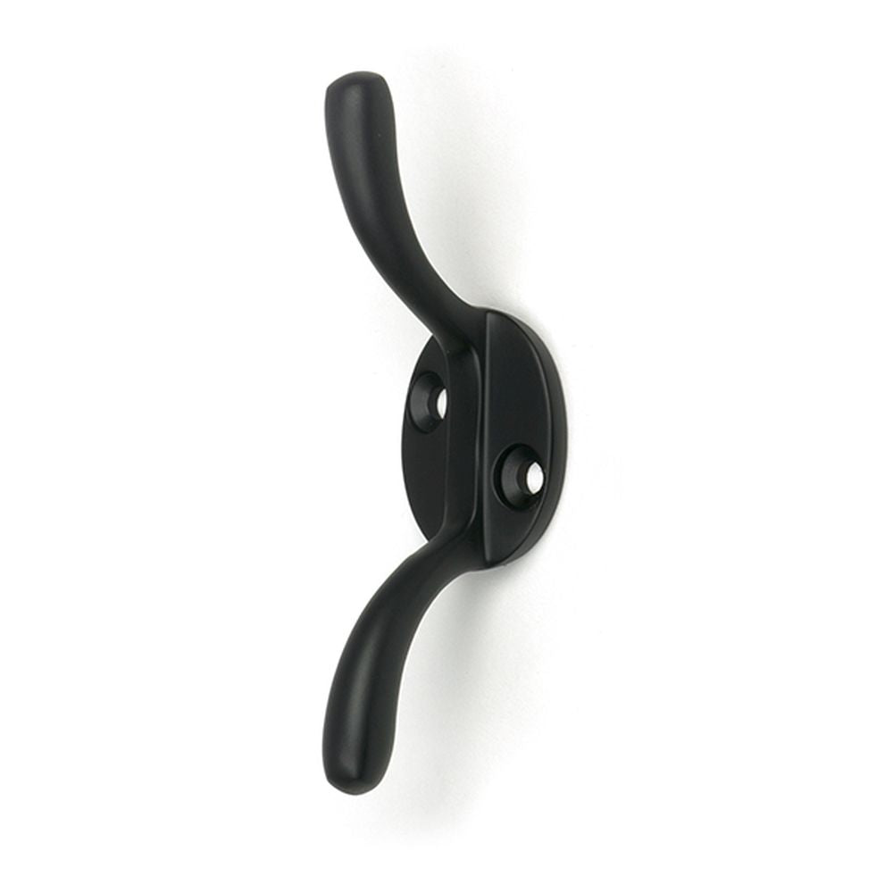 High quality images of the From The Anvil - Matt Black Newbury Cleat Hook | Sku. Anvil-52247 | available to order from Trade Door Handles, quick delivery at discounted prices.