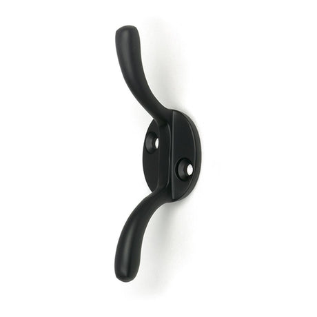 High quality images of the From The Anvil - Matt Black Newbury Cleat Hook | Sku. Anvil-52247 | available to order from Trade Door Handles, quick delivery at discounted prices.