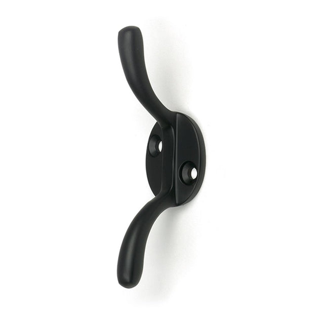High quality images of the From The Anvil - Matt Black Newbury Cleat Hook | Sku. Anvil-52247 | available to order from Trade Door Handles, quick delivery at discounted prices.