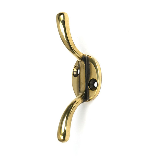 High quality images of the From The Anvil - Aged Brass Newbury Cleat Hook | Sku. Anvil-52248 | available to order from Trade Door Handles, quick delivery at discounted prices.