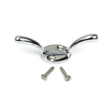 High quality images of the From The Anvil - Polished Chrome Newbury Cleat Hook | Sku. Anvil-52250 | available to order from Trade Door Handles, quick delivery at discounted prices.